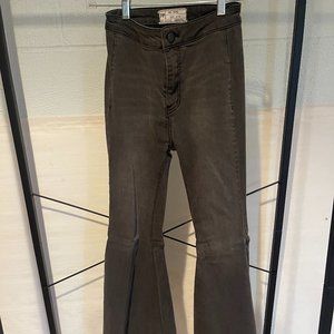 Washed Black Bell Bottoms